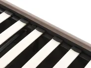 Postelja s prostorom za shranjevanje ROUEN Žamet Siva bež barva 160 x 200 cm_843846
