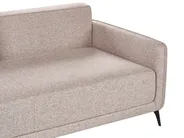 Schlafsofa 3-Sitzer HEMING Stoff Hellbraun_953500