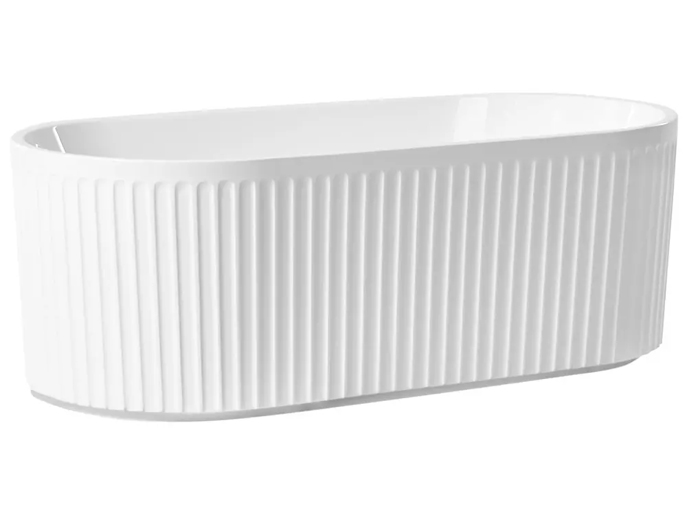 Freistehende Badewanne SERENA 170 x 80 cm Weiß_1014045
