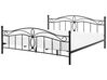 Bett mit Lattenrost Metall ANTLIA 180 x 200 cm Schwarz