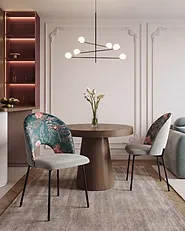 Set of 2 Dining Chairs COVELO Velvet Mint Green_1150881