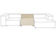 Sesselmodul APRICA Kunstleinen Beige_860325