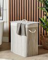 Laundry Basket KANDY Bamboo Light Grey 100 L