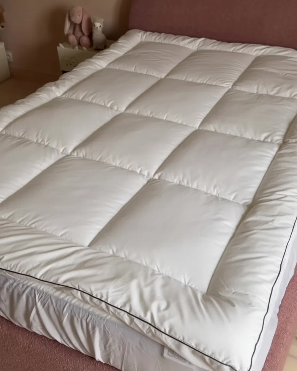 Polyester Mattress Topper MULHACEN 140 x 200 cm (EU Double)_1030893