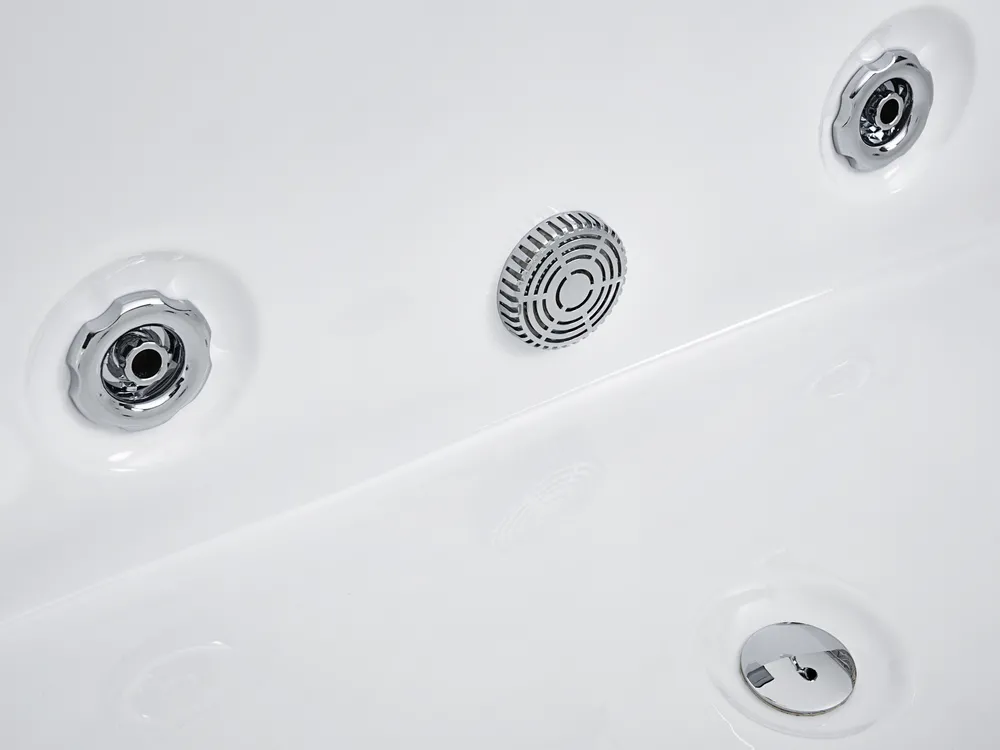 Corner Hot Tub with LED VARADERO 1830 x 900 mm White Left Hand_706883