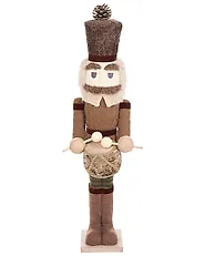 Set od 2 dekorativne figurice KOLARI 68/91 cm Orašar Smeđi_1156779