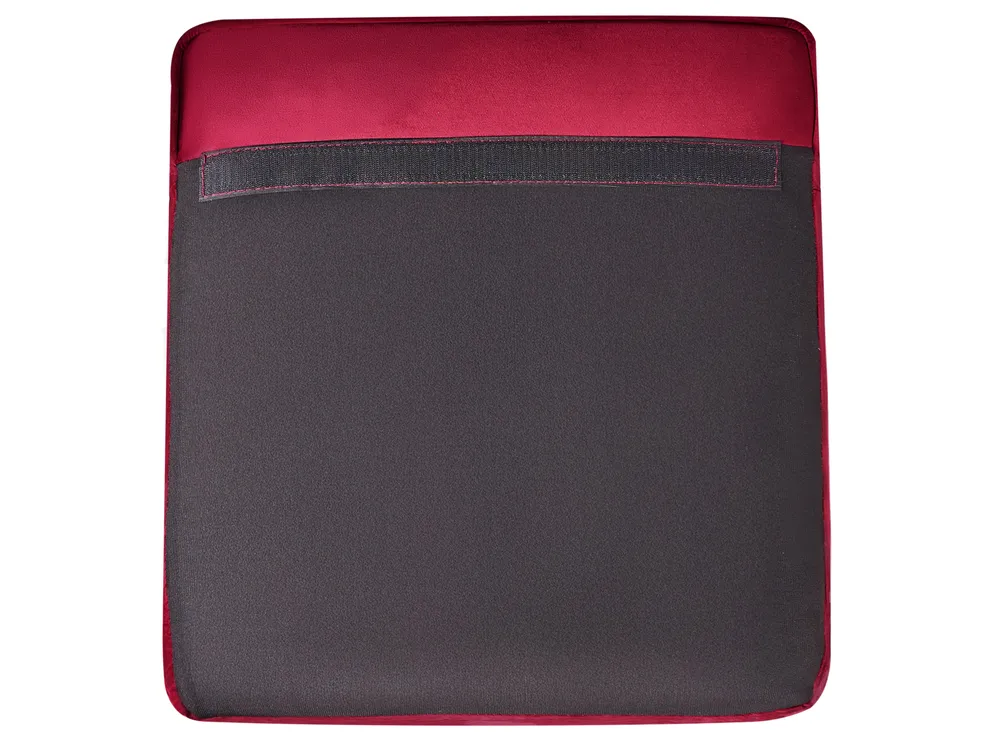 Sofa 3 Seater CHESTERFIELD Velvet Dark Red_1149601
