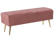 Polsterbank PATERSON Samtstoff Rosa_797929