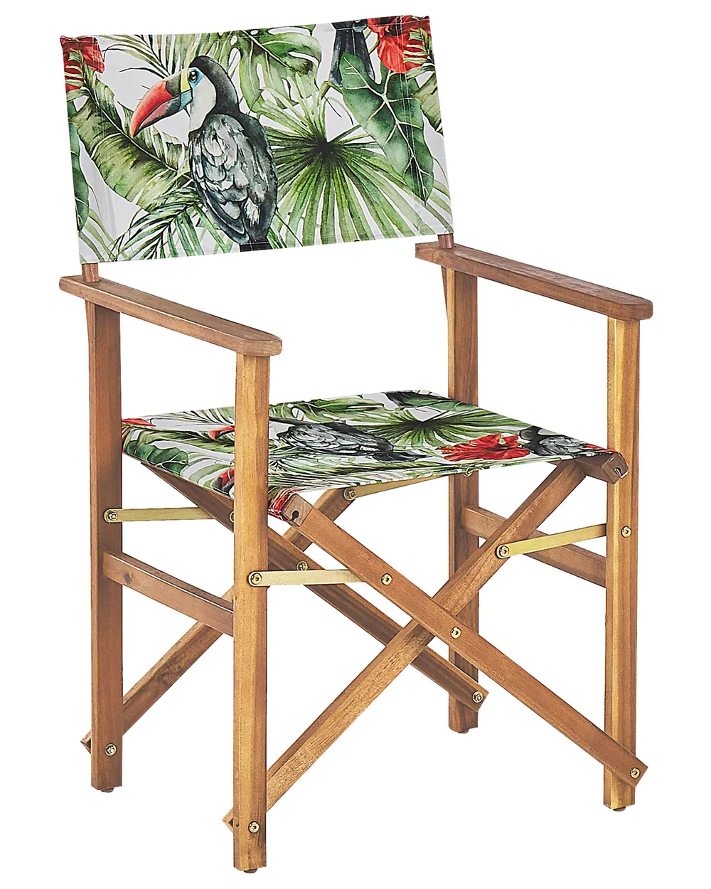 Set of 2 Garden Chairs CINE Acacia Wood Green_819245