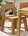 Gartenstuhl 2er Set LIVORNO Akazienholz Braun