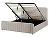 Ottoman Bed LUNAN Taupe 160 x 200 cm (EU King Size)