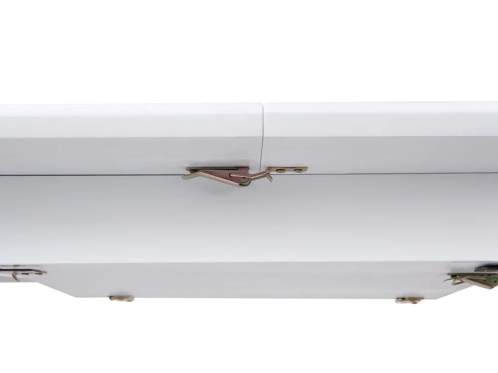 Ausziehbarer Esstisch SANFORD Weiß 120/160 cm 80 cm_675502