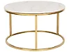 Couchtisch CORAL Marmor Optik / Gold
