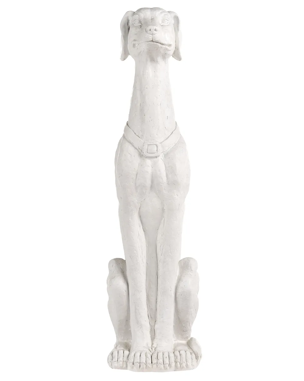 Garden Statue CHART Dog White_1150378