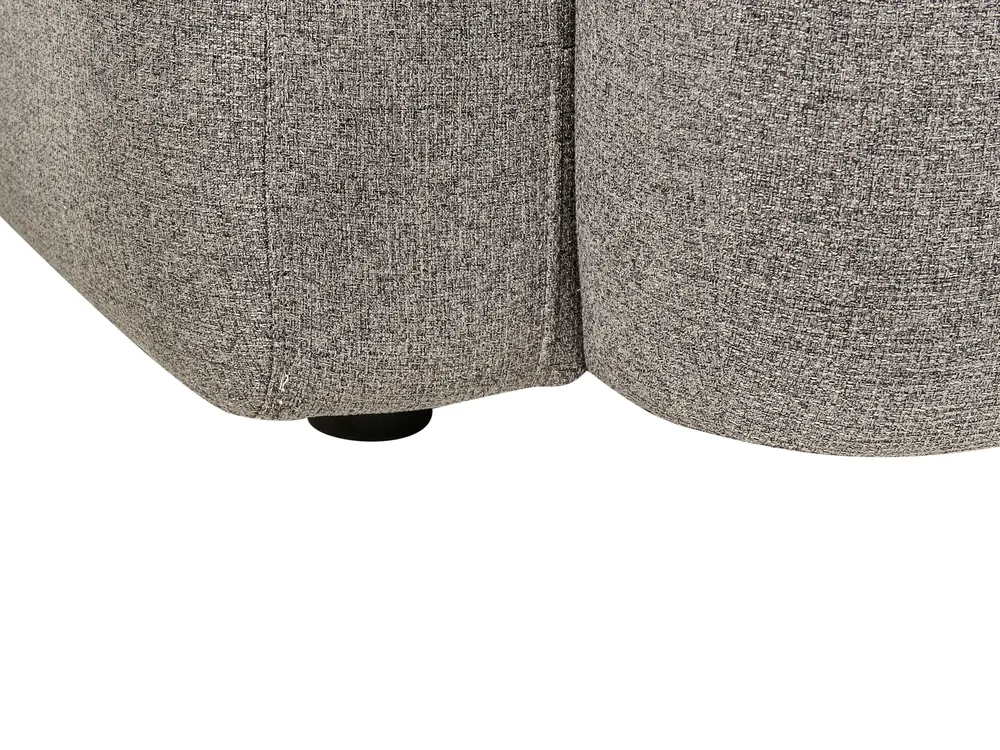 Sofa 3 Seater AFOSS Fabric Dark Grey_1012392