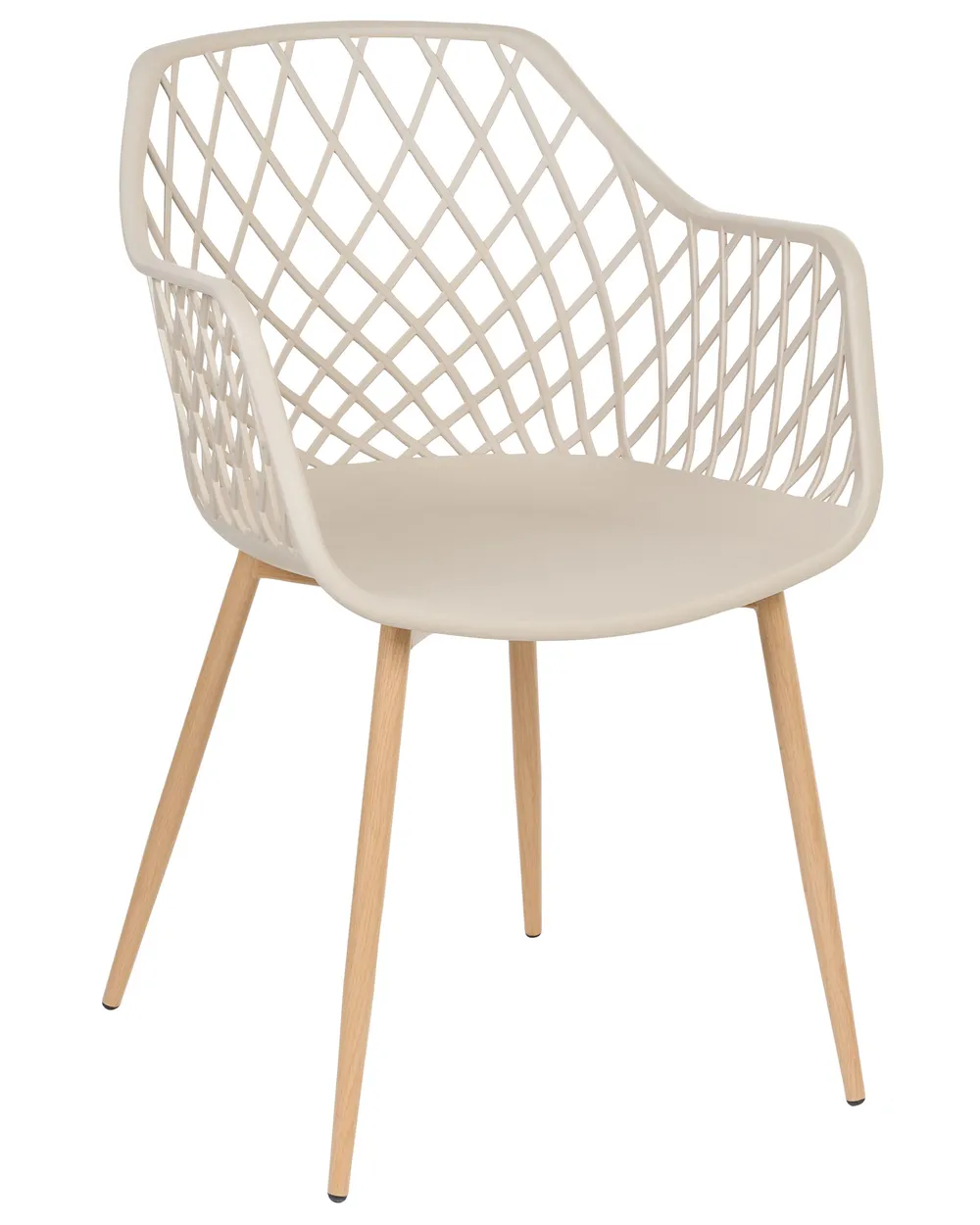 Set of 2 Dining Chairs NASHUA Beige_861880