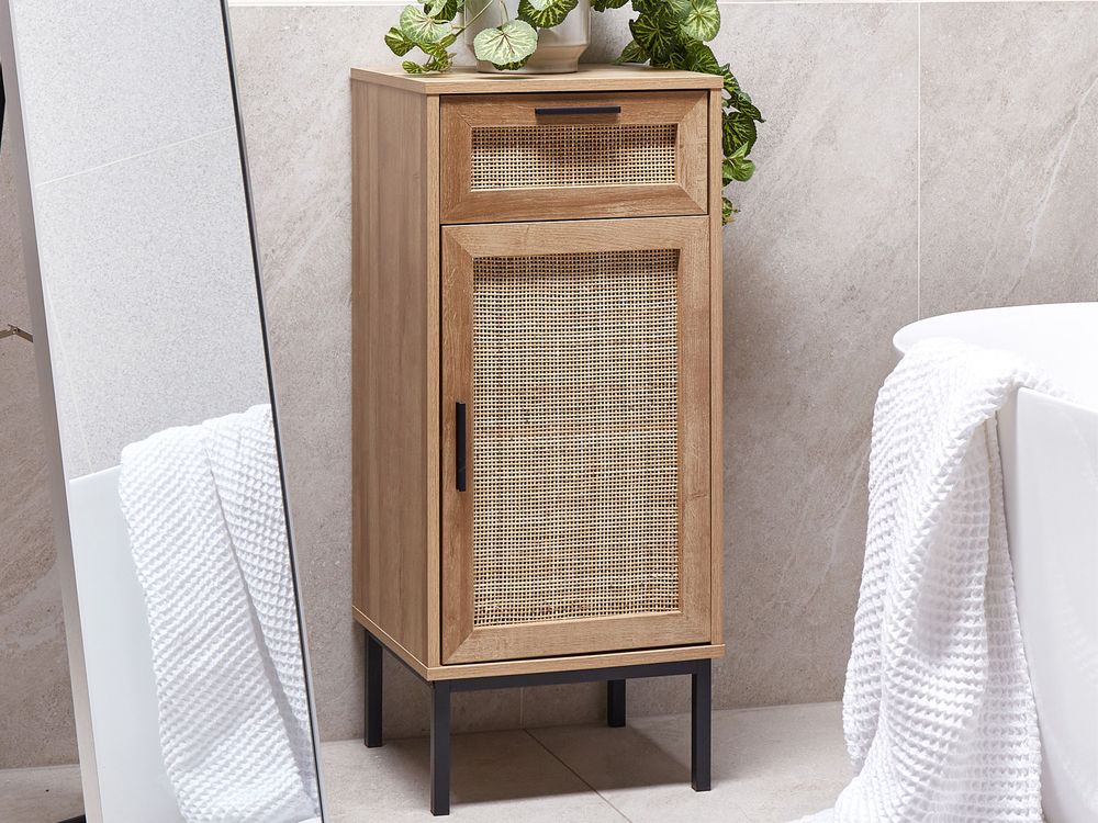 Bathroom Cabinet ROSELL 40 cm Light Brown