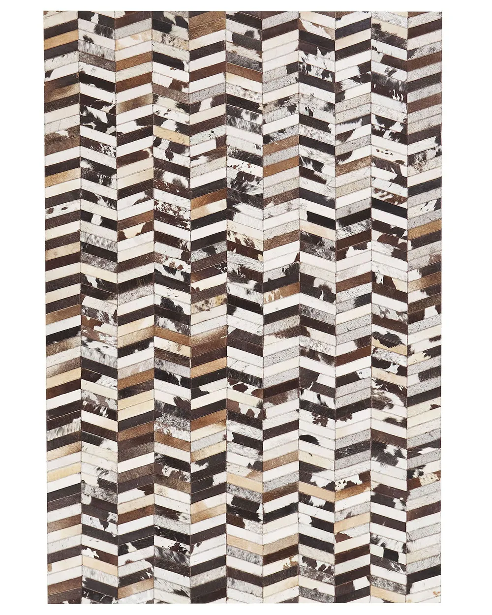 Rug AKYELE Brown 160 x 230 cm Leather_780766