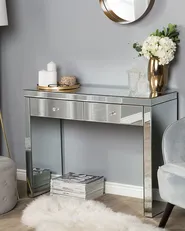 Console Table MARLE Mirrored Silver_740190