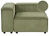 Corner Seat ARDAL Corduroy Green Right Hand