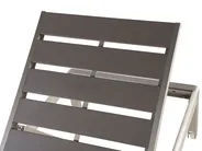 Sun Lounger NARDO Reclining Metal Grey_449428