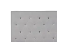 Bett mit Stauraum AMIENS Stoff Hellgrau 160 x 200 cm_976207