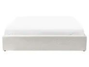Ottoman Bed without Headboard DINAN Boucle Off-White 160 x 200 cm (EU King Size)_1028957