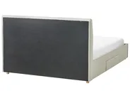 Krevet s ladicama SOUTRIN bež 160 x 200 cm_993427