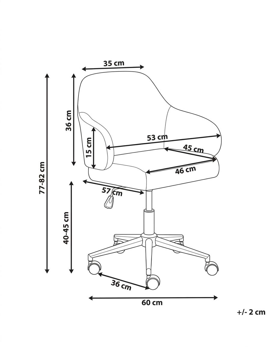 Desk Chair RIVLAV Off-White_1159729