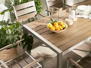 Gartenmöbel Set 6-Sitzer VERNIO Braun_760409