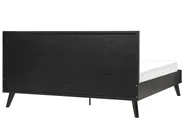 Bett mit Lattenrost Rattan MONPAZIER 180 x 200 cm Schwarz_863365