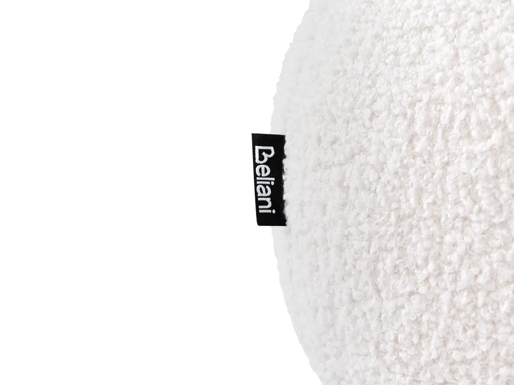Rechtsseitige Chaiselongue MIRMANDE Bouclé Cremeweiß_1072680