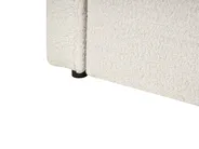Trundle Bed Boucle ALBIAC 90 x 200 cm (EU Single) White_1021955