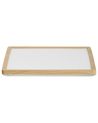 LED Deckenlampe TIVORA mit Fernbedienung mit Dimmer Hellbraun