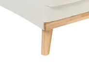 Eckschlafsofa 3-Sitzer KAARINA Stoff Weiß rechtsseitig_1100090