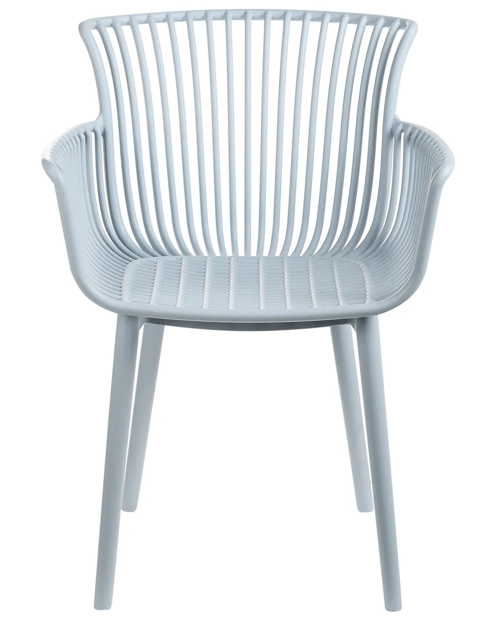Set of 4 Garden Chairs PESARO Light Blue_998558