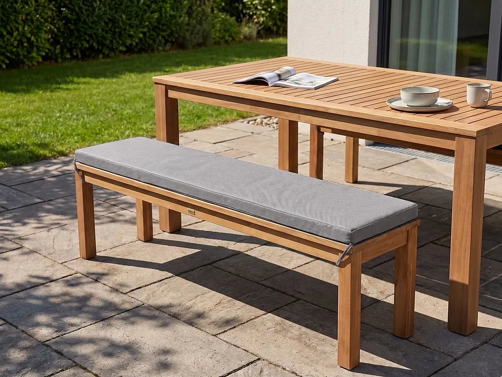 Bankauflage MONSANO 168 x 35 cm Grau_1133487