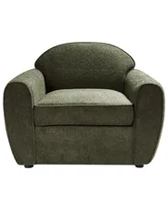 Sessel ELLEDE Bouclé Dunkelgrün_959910