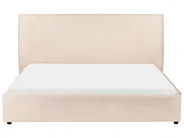 Waterbed Boucle LAVAUR 160 x 200 cm (EU King Size) Beige_985887