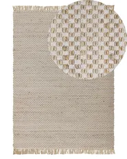 Teppich ZERDALI Beige 140 x 200 cm Jute_807260