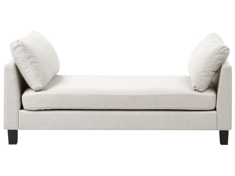 Chaise Longue ARCHIANE Fabric Light Beige