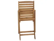 Gartenmöbel Set 6-Sitzer TOLVE mit Schirm (12 Optionen) Akazienholz Braun_863821