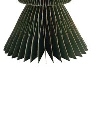 Weihnachtsdekoration 5er Set VORMA 25 cm Weihnachtsbaum Beige / Grün_1030625