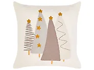 Set of 3 Decorative Cushions NOLIA 30 x 50 cm 45 x 45 cm White Christmas Motif_1164645