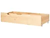 Set of 2 Bed Storage Drawers Pine Wood EPANEY Light Brown