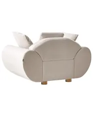Sessel RINGEL inkl. Kissen Stoff Hellbeige_1025416
