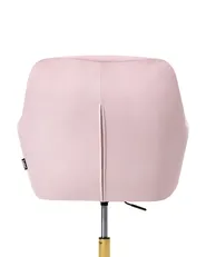 Schreibtischstuhl LELORIA Samtstoff Pastellrosa_1062833
