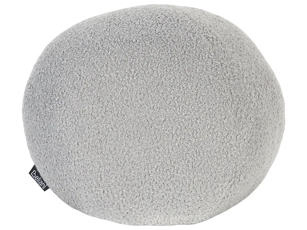 Throw Cushion SALVIA 30 x 30 cm Boucle Grey Solid_1183914