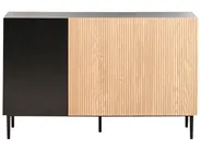 Schrank BLYTHE Naturfarbene Esche Schwarz_968791
