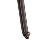 Gartenmöbel Set 4-Sitzer ANCONA inkl. Kissen Metall Dunkelbraun_765494
